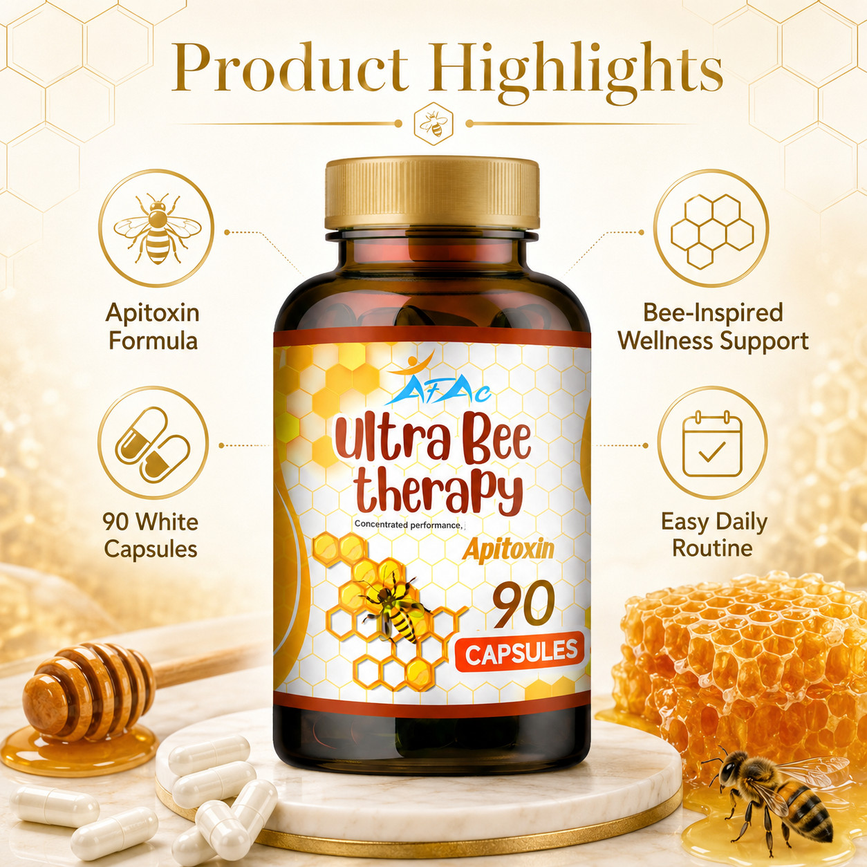 2 Bio Bee Therapy Venom Extract anti-inflammatory Miracle Arthritis support 180