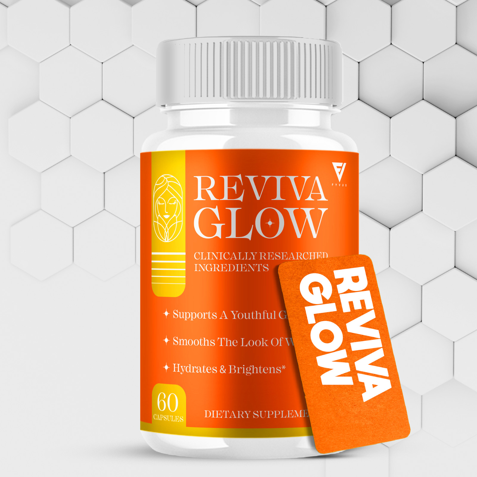 Reviva Glow Capsules, Reviva Glow Skincare Supplement (60 Capsules)