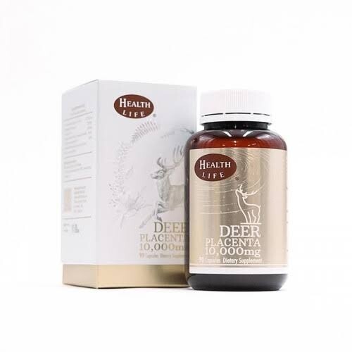 [Health Life] New Zealand Deer Placenta 10000mg 90 Capsules (08/2026)