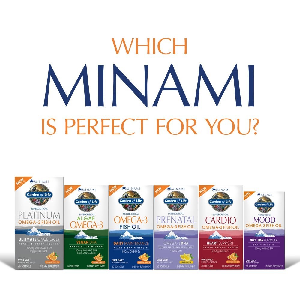 Garden Of Life Epa/Dha Omega 3 Fish Oil – Minami Natural Brain Function Heart