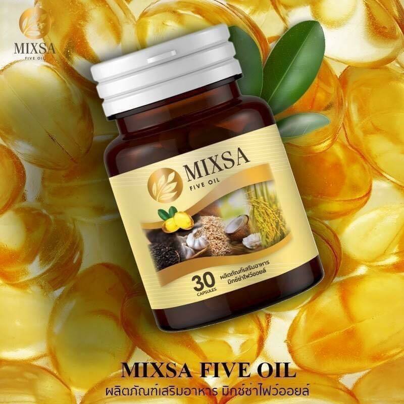 6 X MIXSA FIVE Oils 5 Natural Stimulate Metabolism Nourishing Bone Sleep Brain