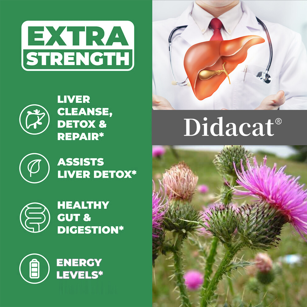 Liver Health Formula Milk Thistle Artichoke Dandelion Root Beetroot Detox