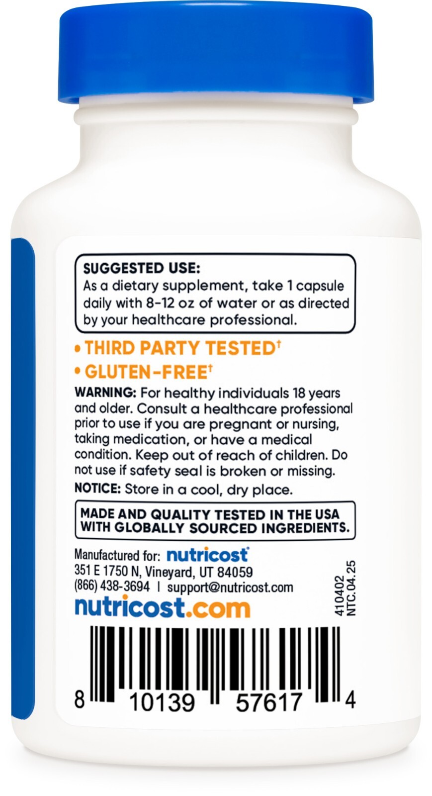 Nutricost Black Garlic (2,000 mg Equivalent) 60 Capsules – Aged Black Garlic