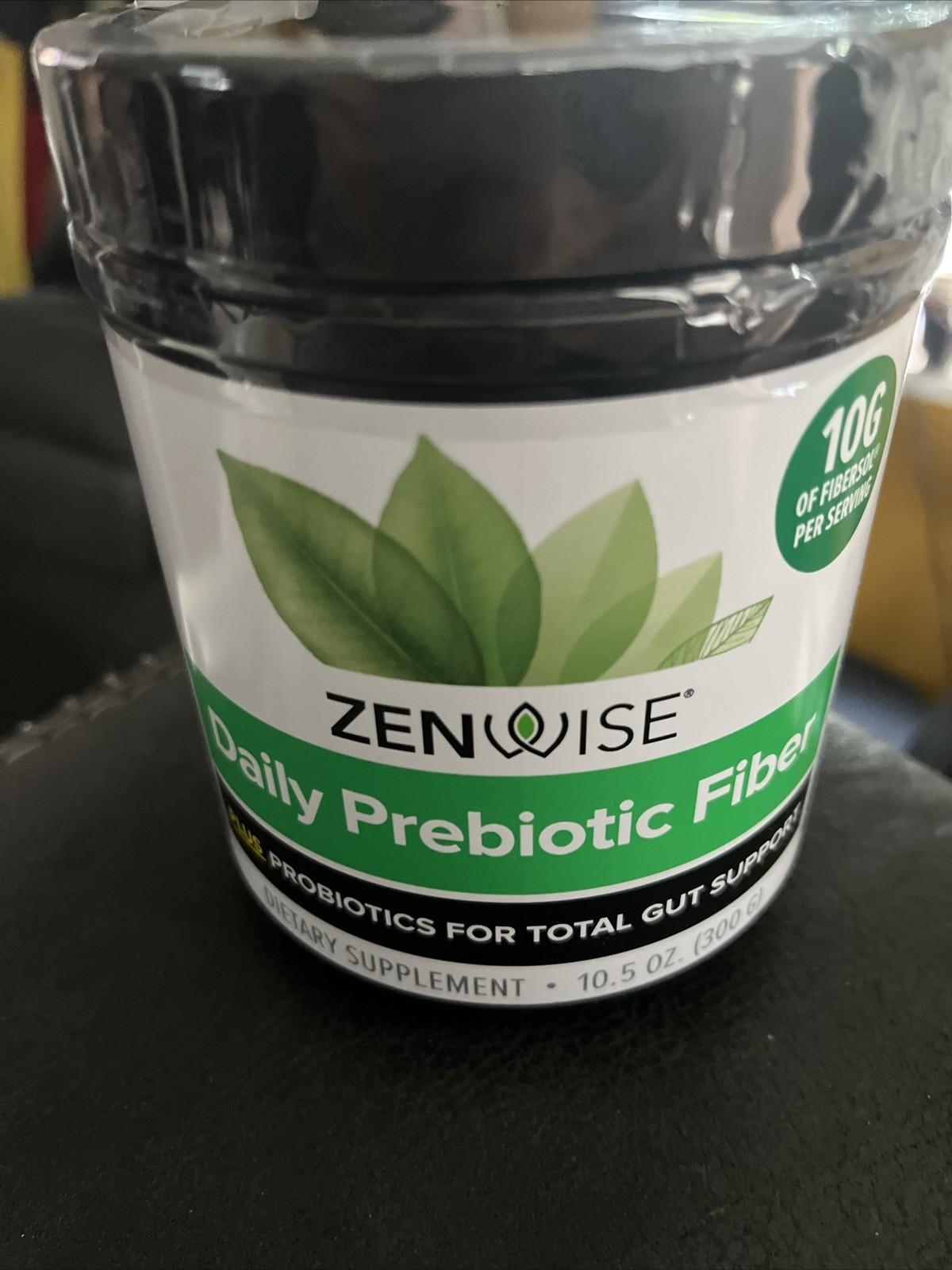 Zenwise Prebiotic Fiber Probiotics Bacillus Flaxseed Powder Digestive 10.5 oz