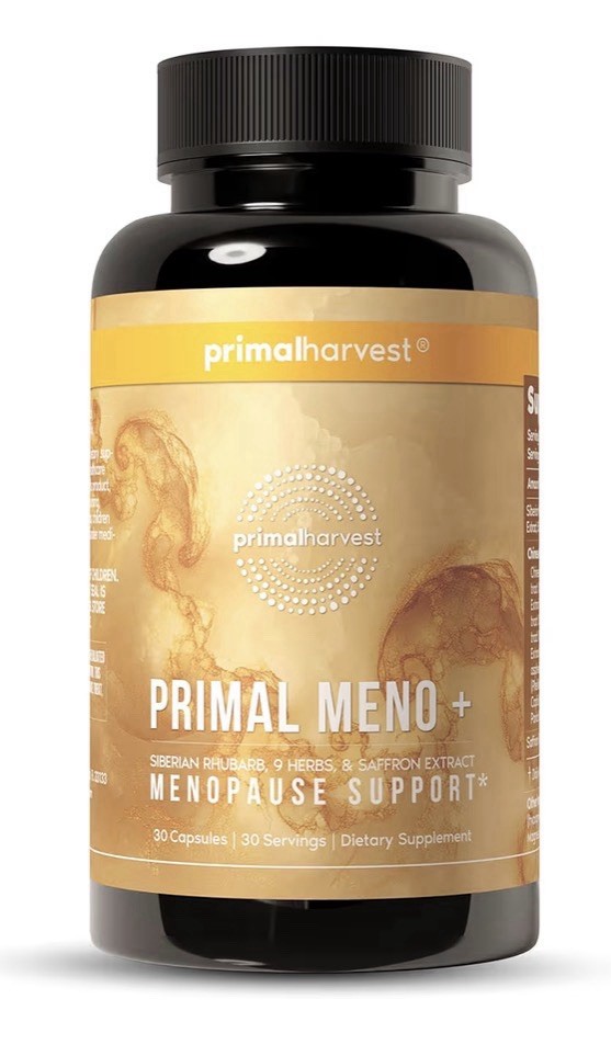 Primal Harvest Meno+ Menopause Support with Chinese Herbs Mood Support 30Capsule