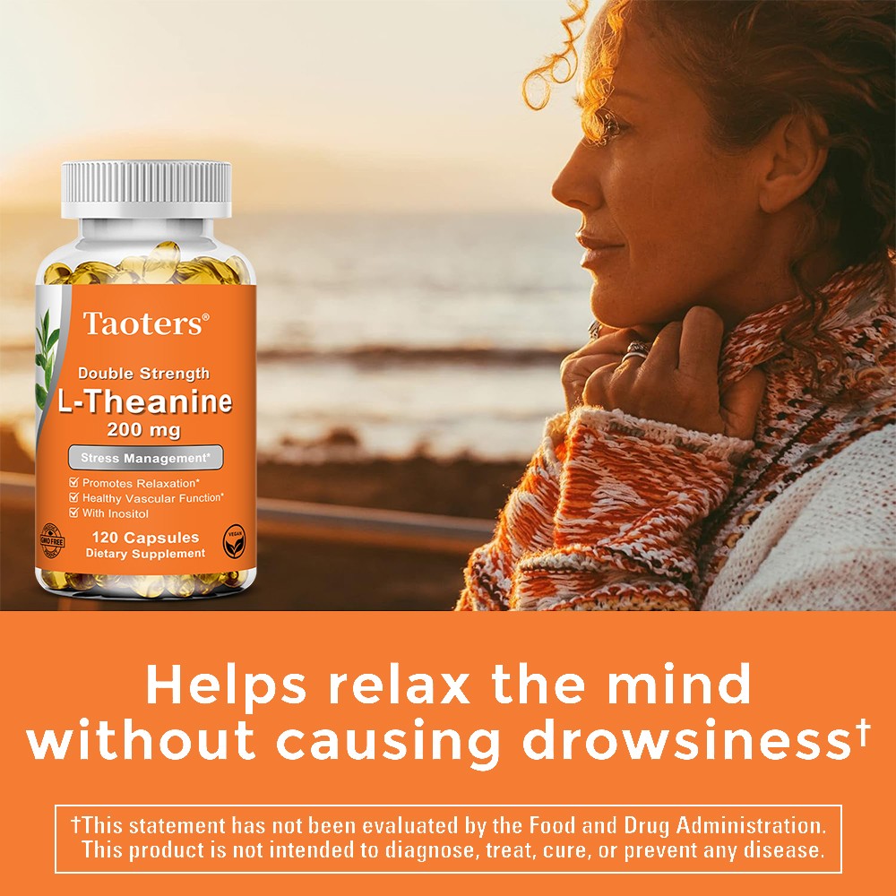 L Theanine Supplements Stress Management Promotes Relaxation Vascular Function