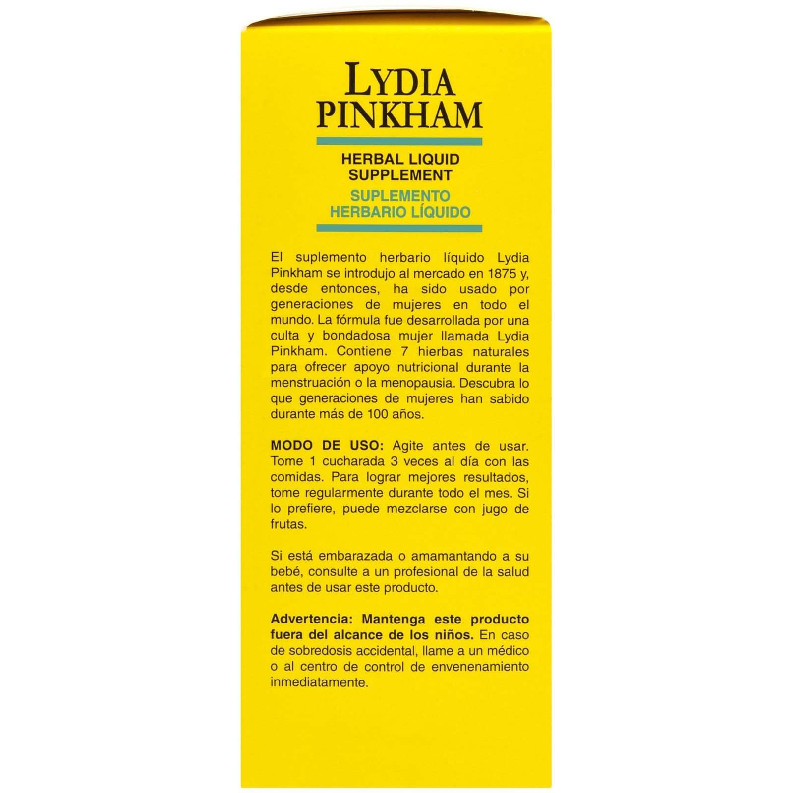 Lydia Pinkham Liquid Herbal Supplement for Menstruation 8 Fl Oz (Pack of 1)