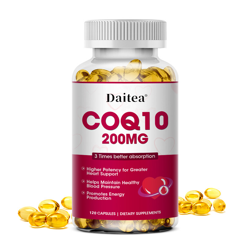 Coq10 Co Q-10 200 mg – 30 to 120 Rapid Release Softgels