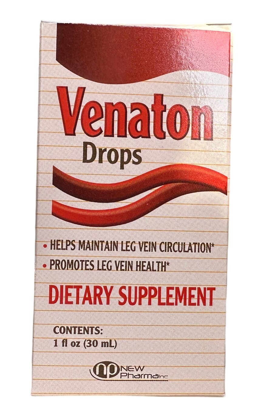 Venaton Drops 1 Oz for Leg and Vein Health para la salud de las piernas y venas