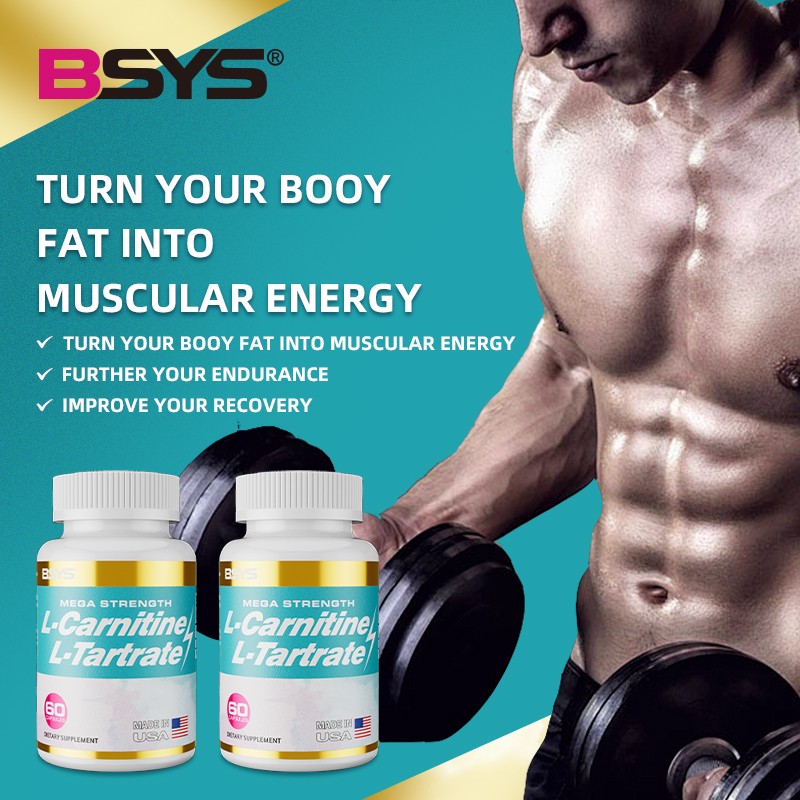 L-Carnitine L-Tartrate Capsules for lean and muscular energy