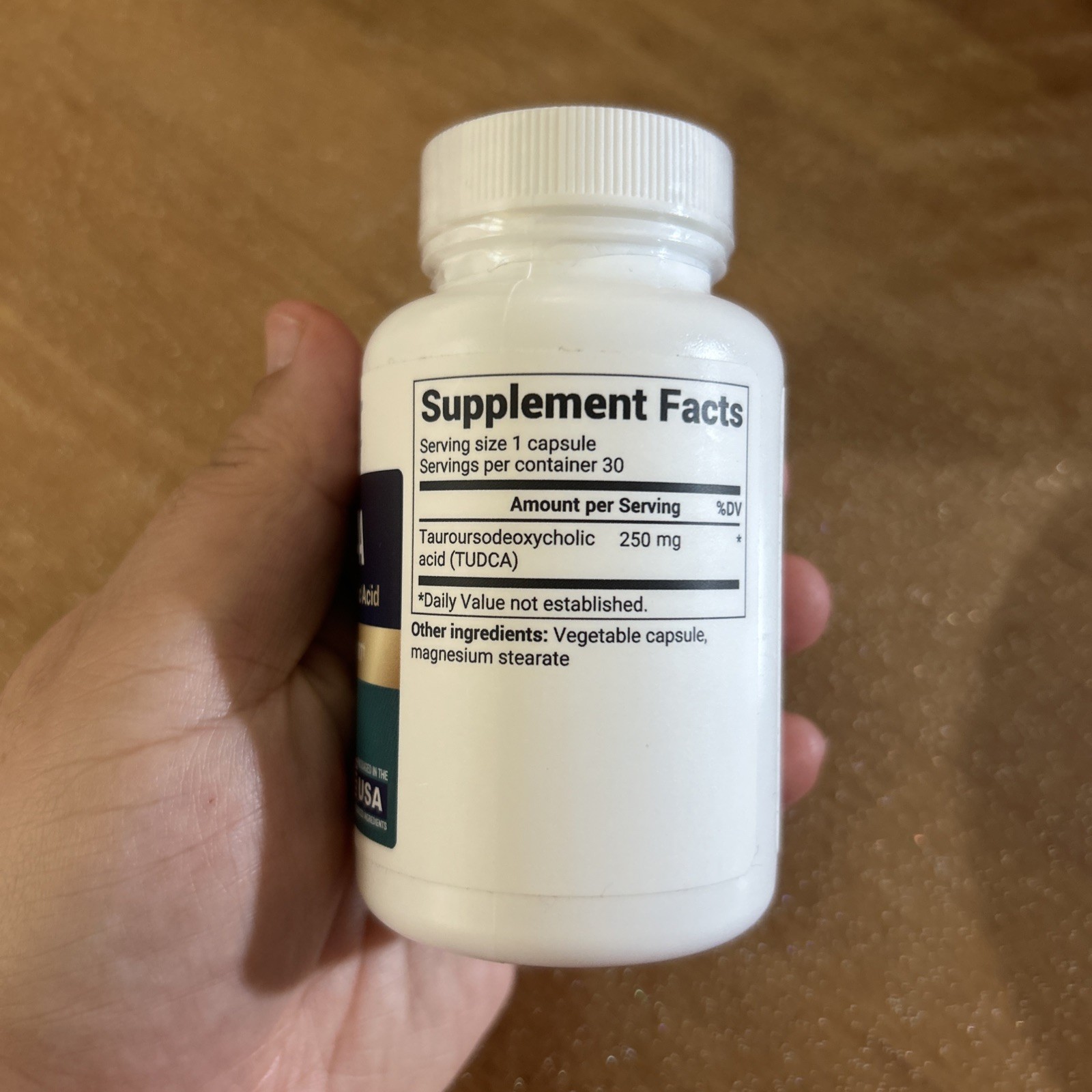 Dr. Berg TUDCA Tauroursodeoxycholic Acid Liver & Gut Support 250mg 30 Cap 07/27