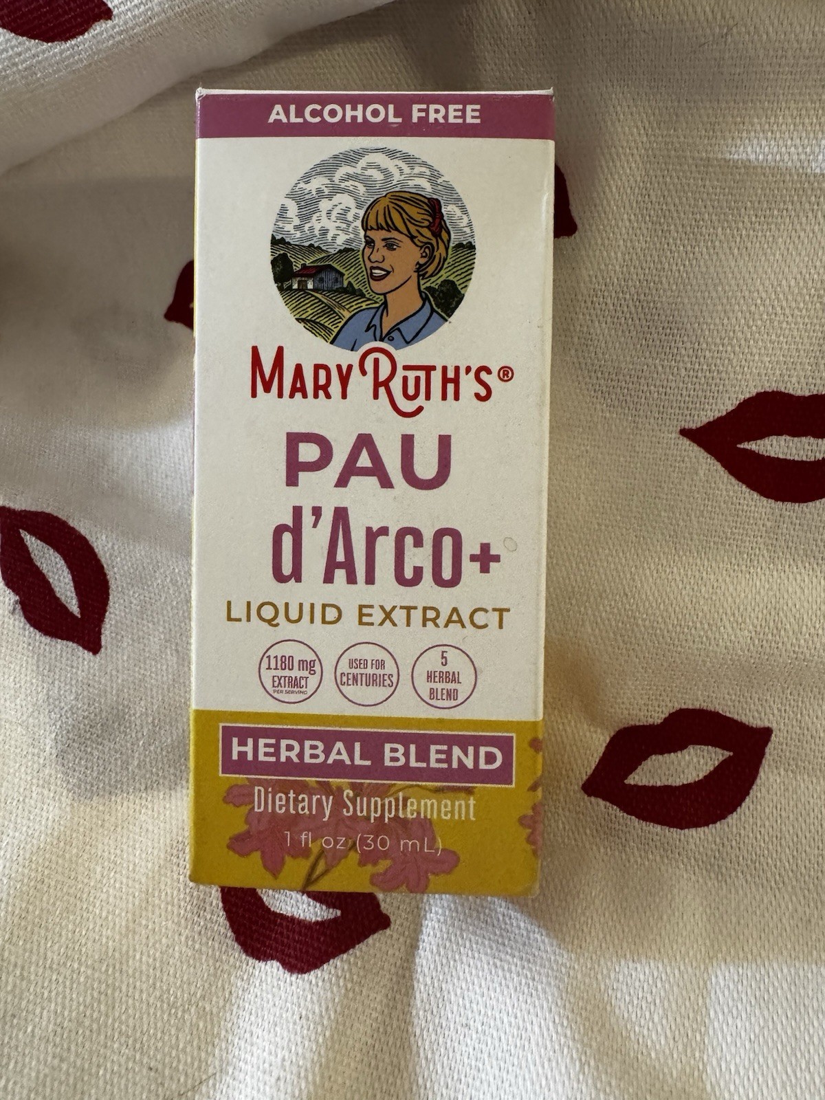 MaryRuth’s Pau d’Arco Herbal Blend Liquid Extract Alcohol Free 1 fl oz Vegan