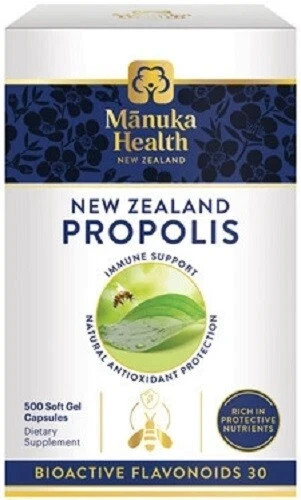 100% Pure New Zealand Manuka Health BIO30™ Propolis Capsules ( 500 capsules )
