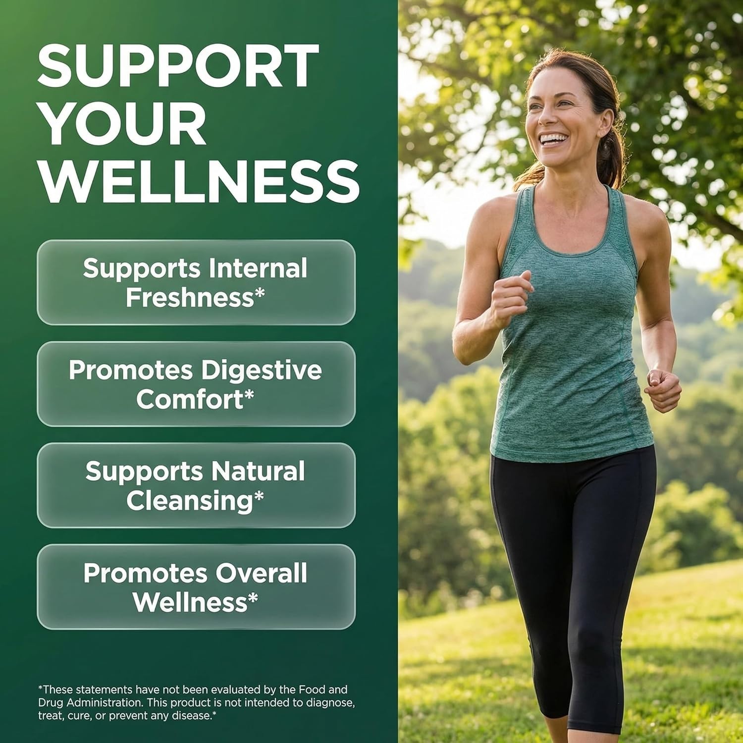 Clean Nutra Chlorophyll Capsules + Peppermint Slippery Elm Spirulina exp. 3/2028
