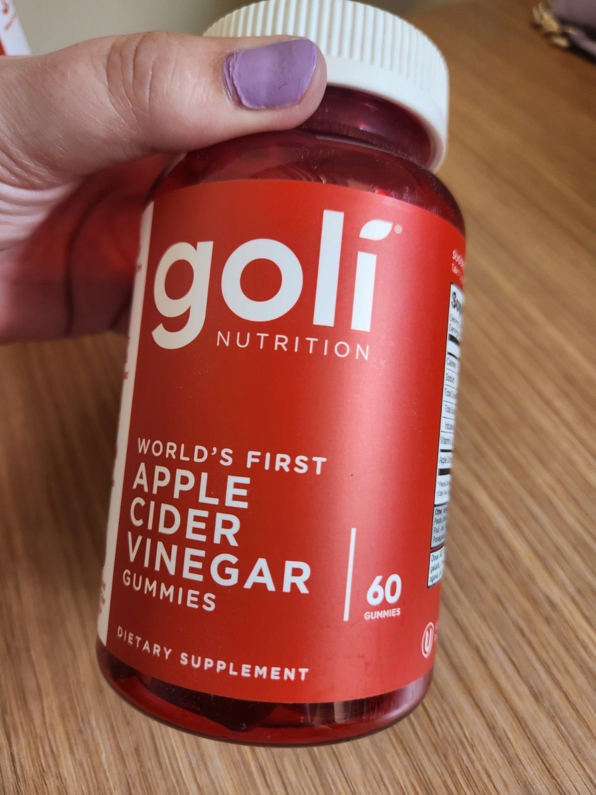 Goli Apple Cider Vinegar Gummies Set Of 2 Containers 60ct Each NIB