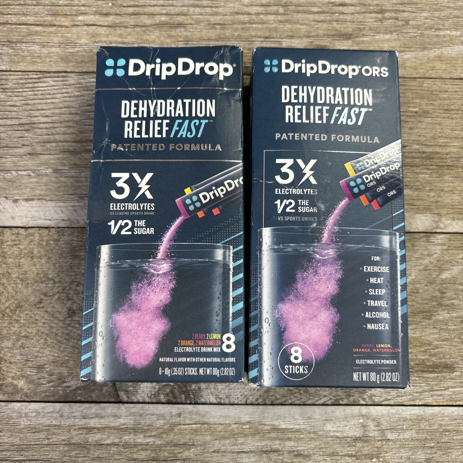 2 pack – DripDrop Electrolyte Drink Mix Variety Pack 8 Count Ea. Ex.4/26 & 5/27