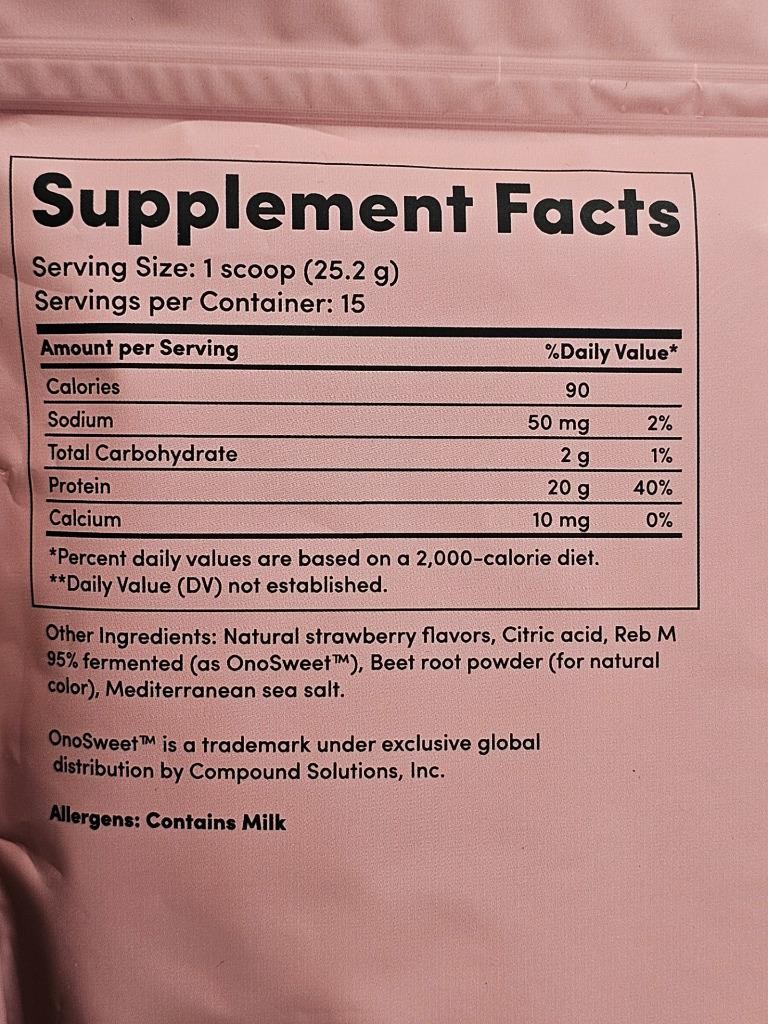 Tranont Clear Whey Protein Strawberry 13.3 oz – New & Sealed Exp 2/27