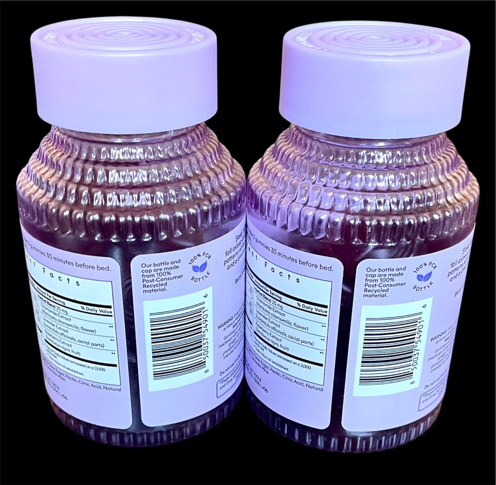 2 ~ LEMME SLEEP ~SLEEP TIGHT GUMMIES~ Melatonin Magnesium~ 60 Ct~ Berry~ 07/2027