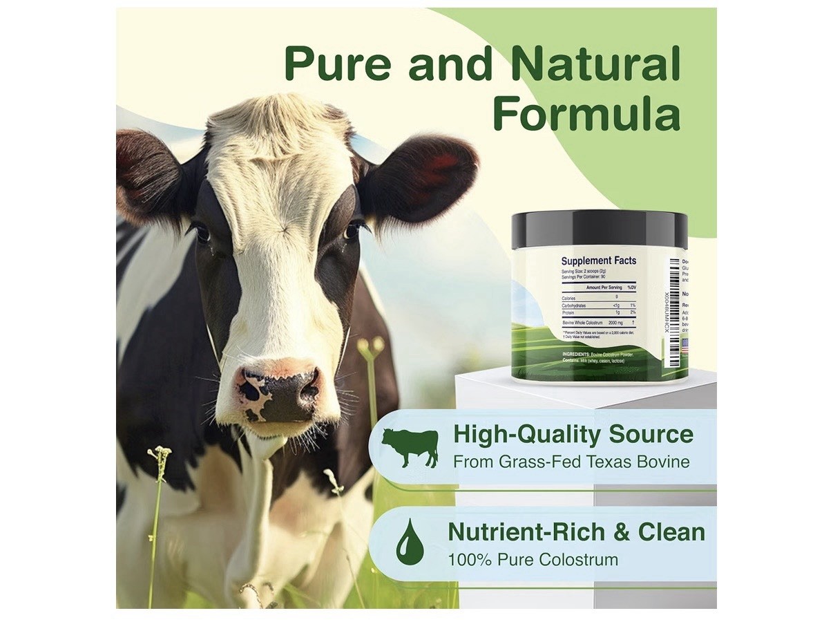 Colostrum the MONK Organic Grass-Fed Unflavored Powder Immune Support 180g