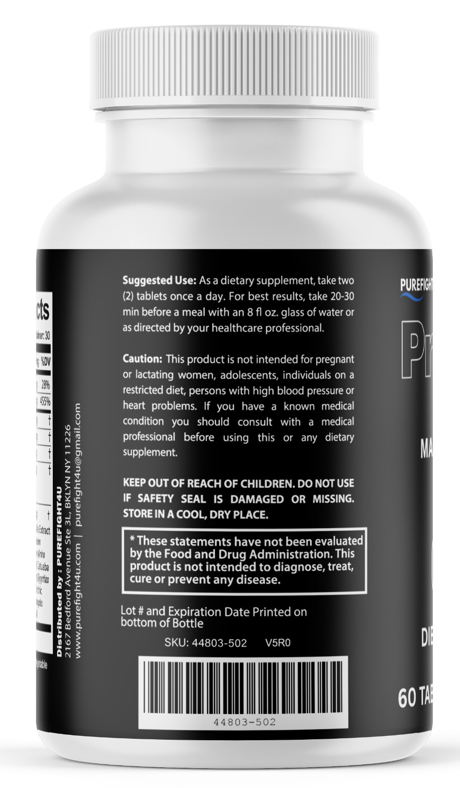 ProTrenix Male Tablets Support for Energy, Vitality & Stamina – 4 Bottles