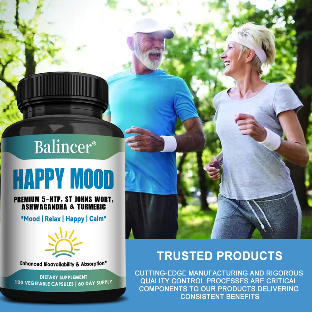 Mood Support Supplements Support Stress Response Improve Mood Memory 30-120 Caps