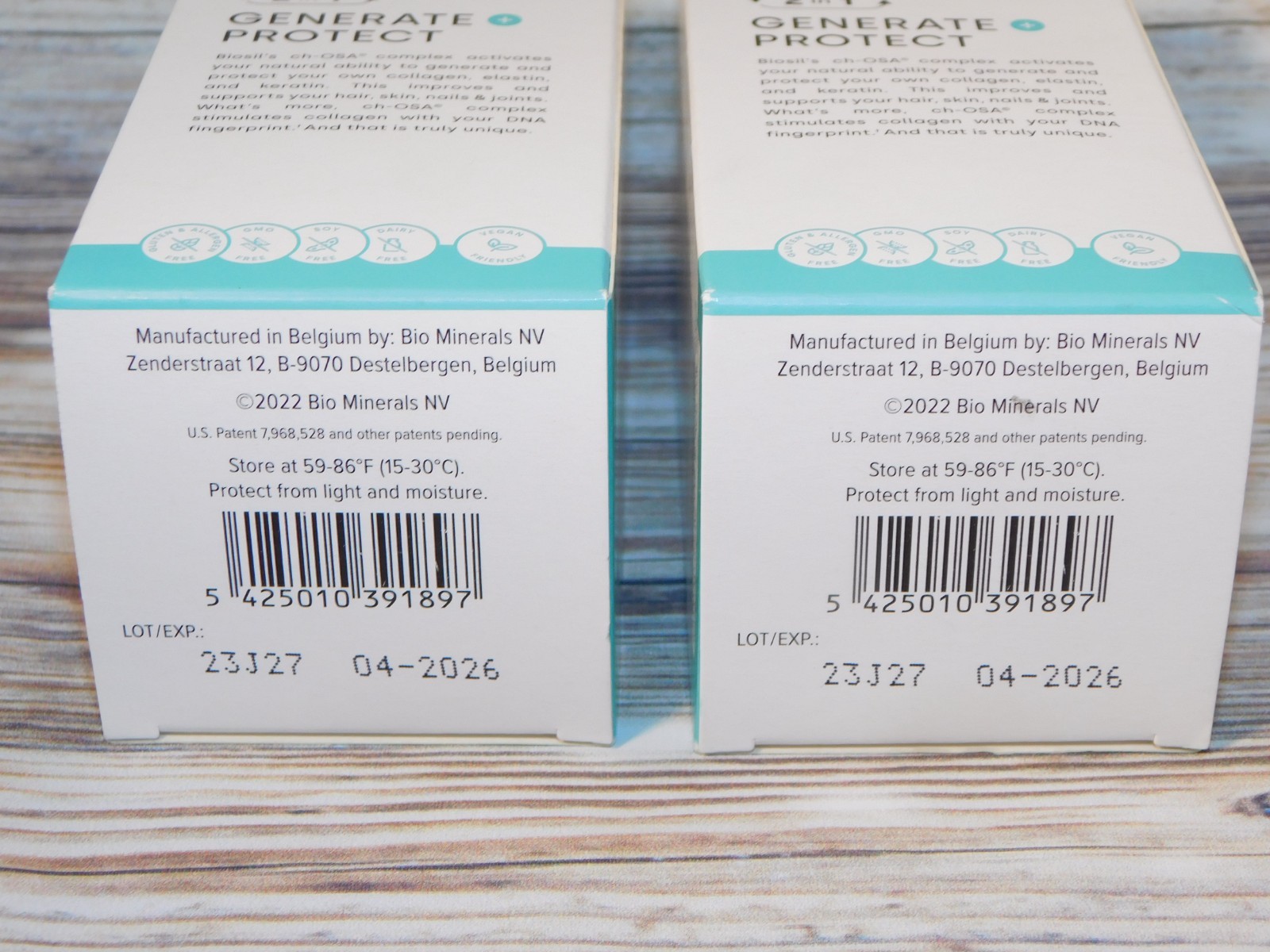 2-pack BIOSIL Collagen Generator for Hair Skin Nails Joints 30ct (x2) 4/26 #DL02
