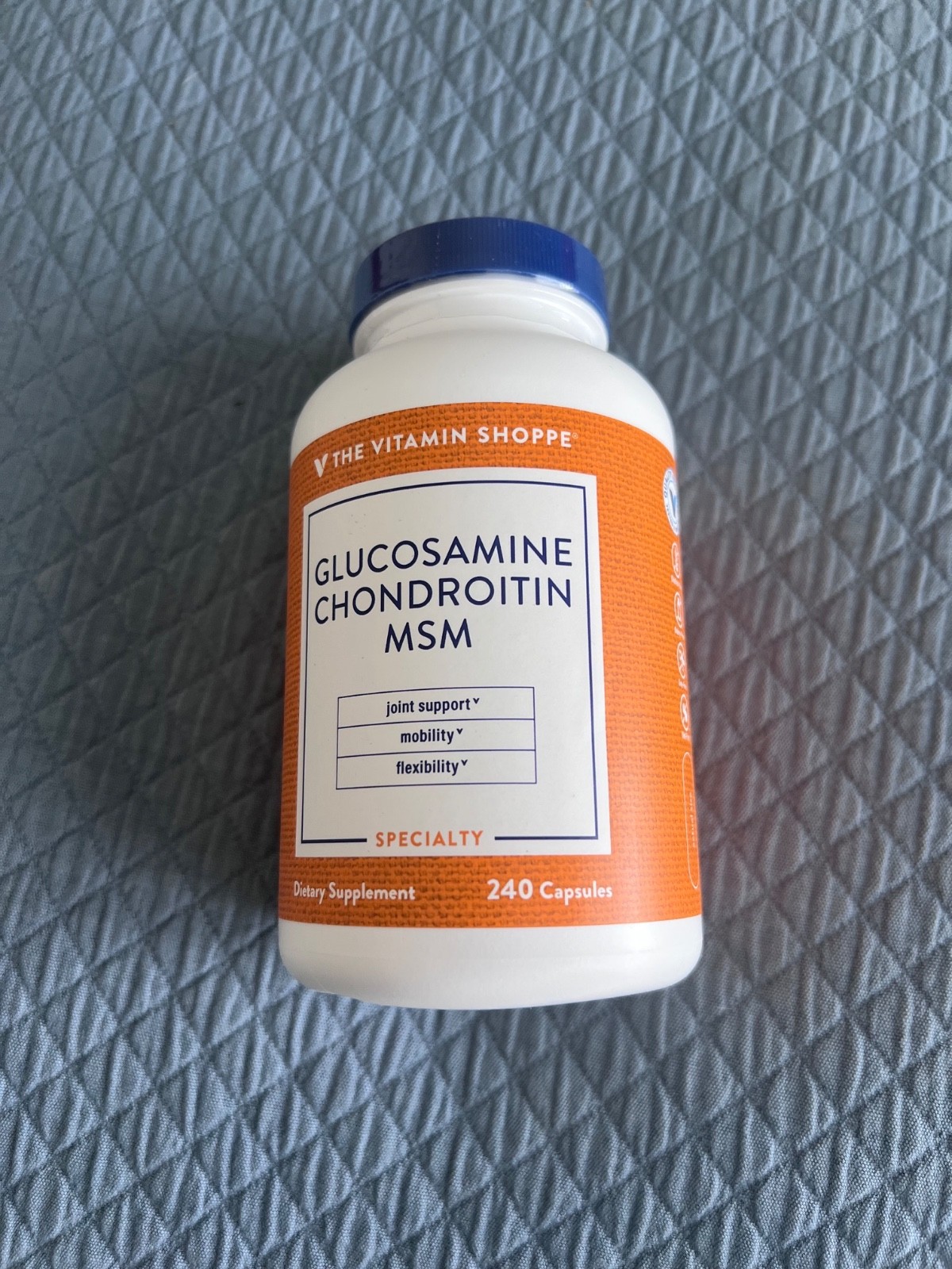NEW The Vitamin Shoppe Glucosamine Chondroitin MSM, 240 CAPS EX 12/27