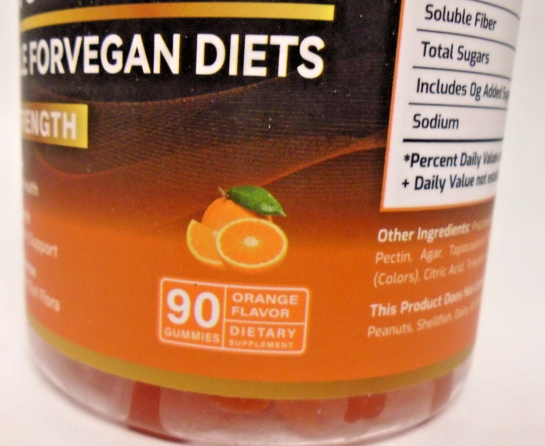 58 Bottles Prebiotic Fiber Gummies, 7g per Serving of 3 (30/Bottle) Orange 3/27