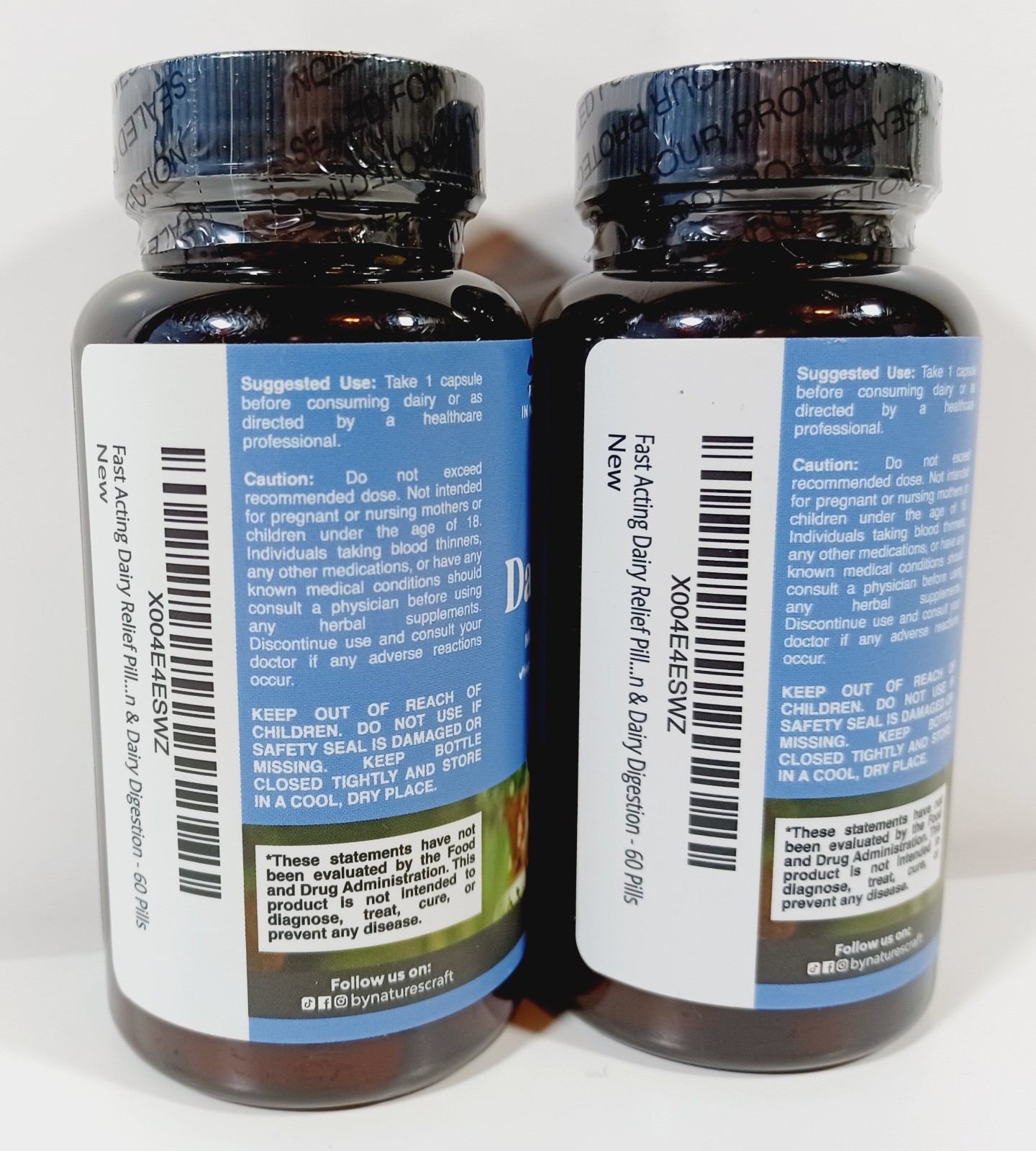 Nature’s Craft Dairy Relief Multi-Enzyme Complex 60 Capsule Lot NEW BB DEC 2027