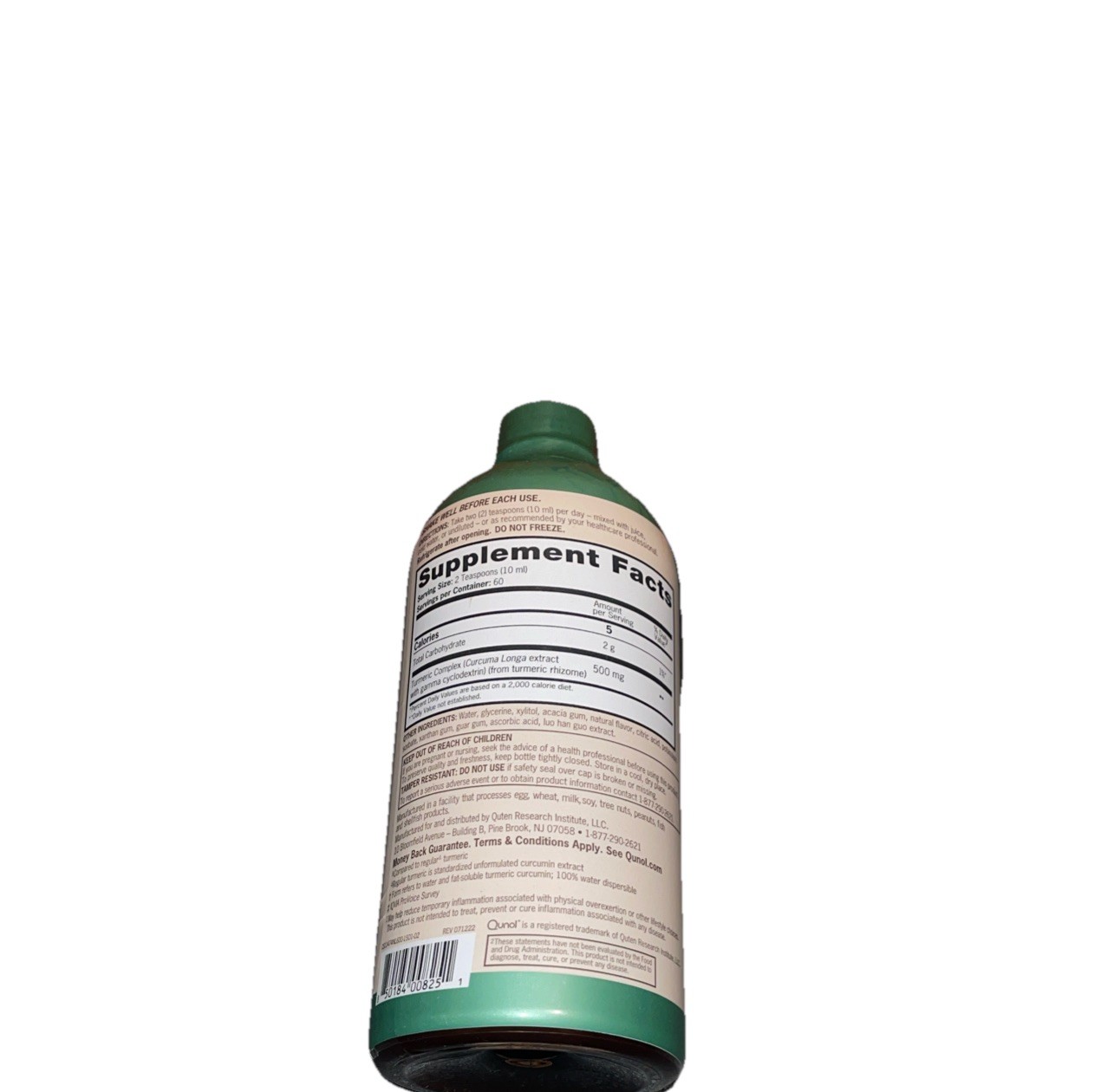 Qunol – Turmeric Liquid 500mg – 20.3 fl. oz