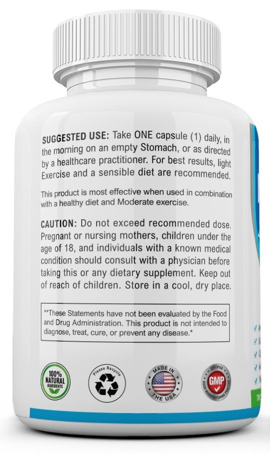 180 Vegetarian Capsules 3 Bottles USA Milk Thistle 500mg (2000mg Equivalent)