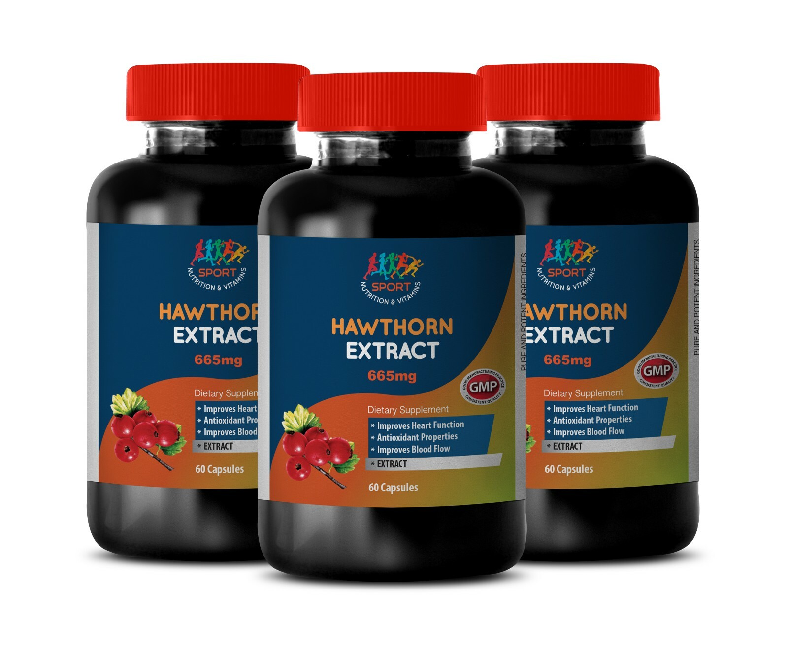 Sex Booster Supplement – Hawthorn Leaf Extract 665mg – Cayenne Seeds 3B