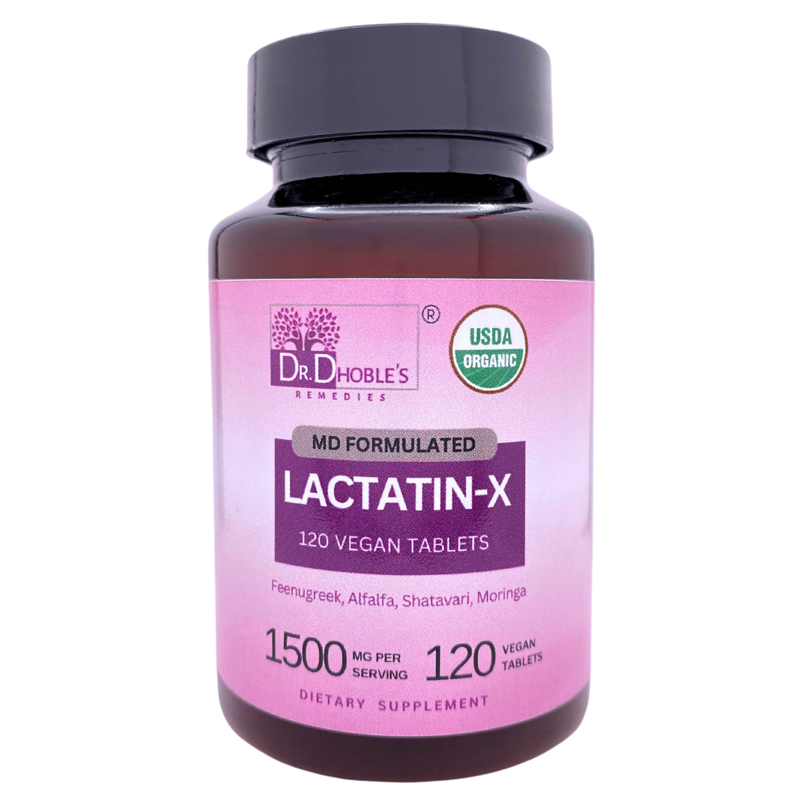 Lactatin-X Doctor Made USDA Organic Lactation Supplement – Increase Milk Supply