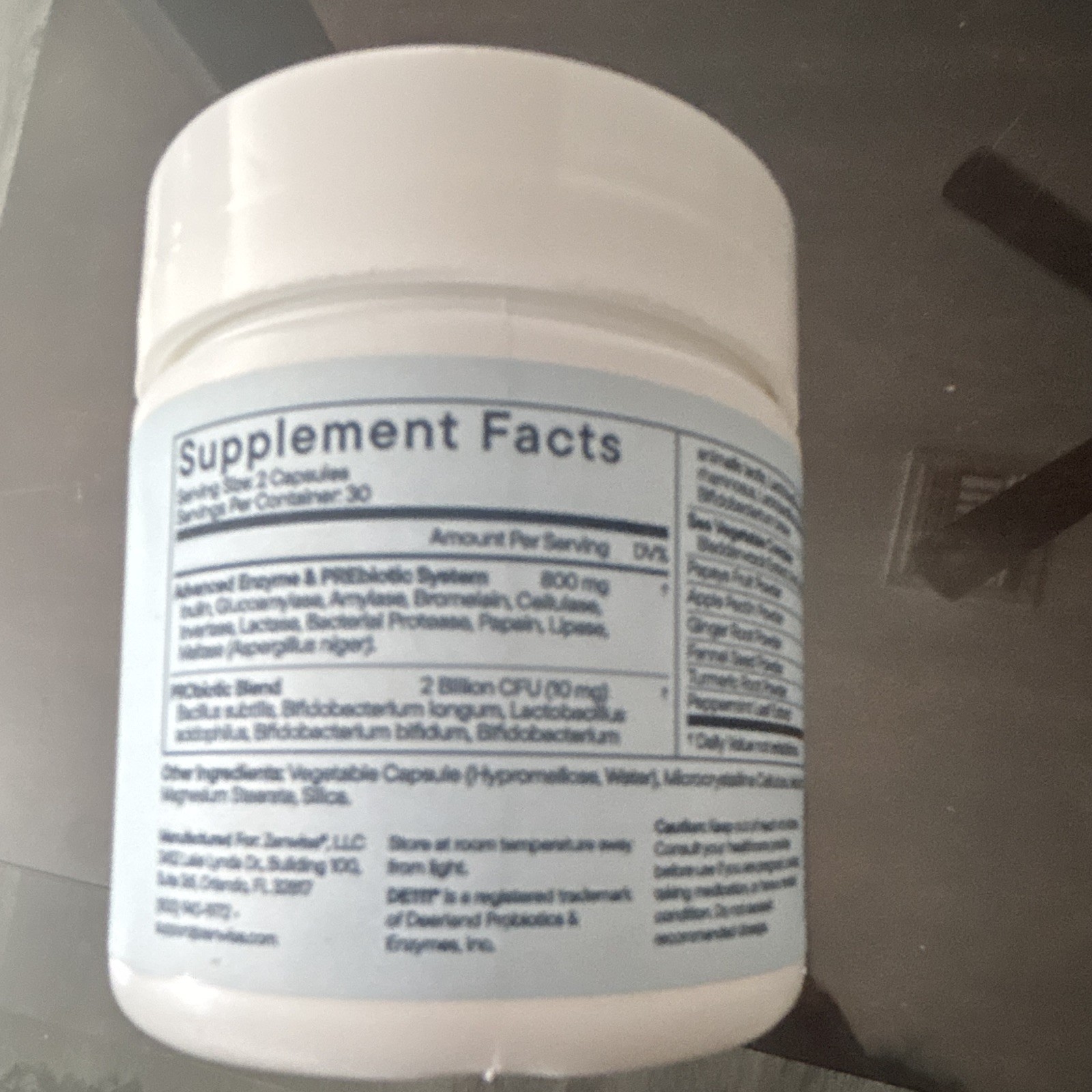 Zenwise Digestive Enzymes Digestive Support 800mg 60 Capsules Exp 02/2028