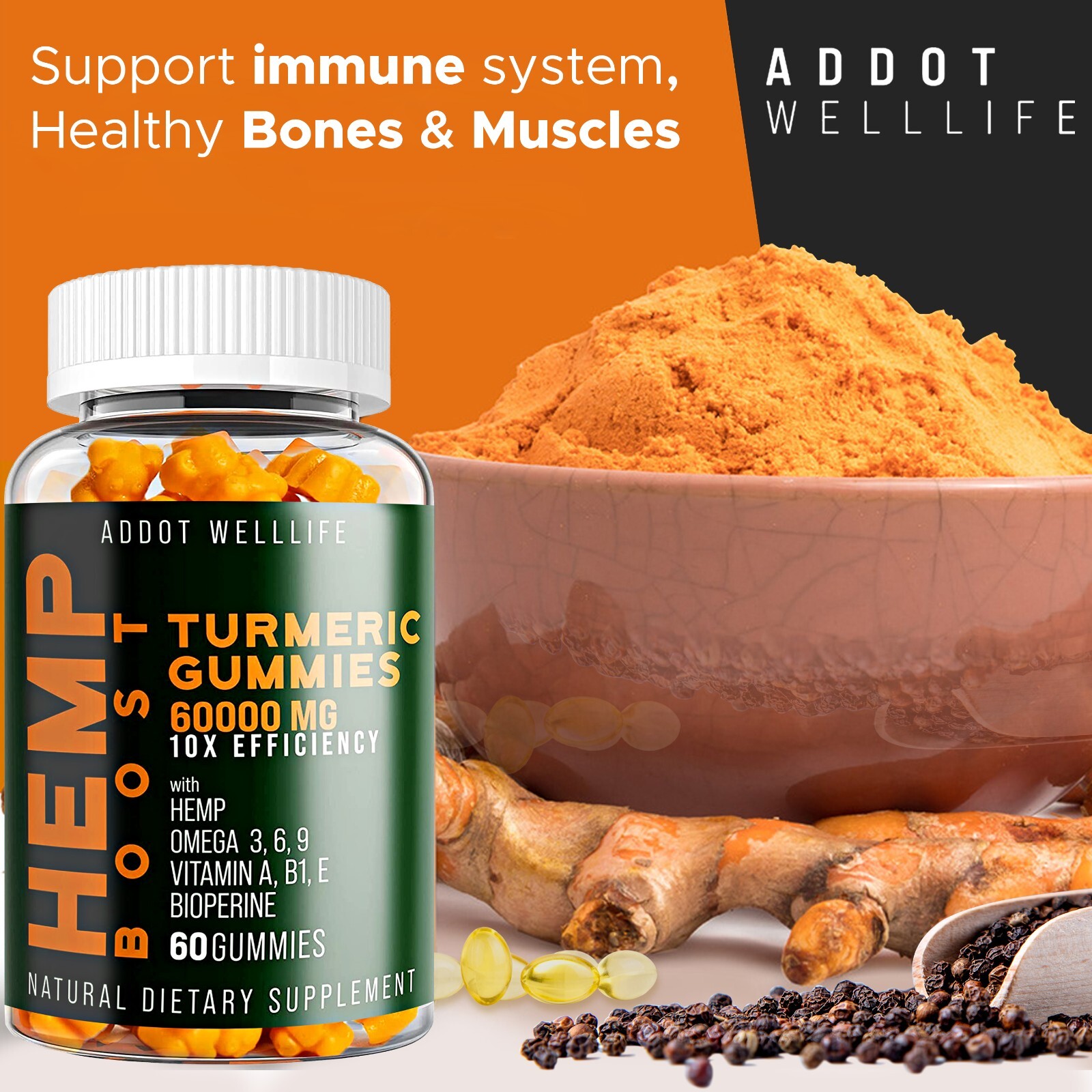 Natural Vegan Gummies – Pain Relief, Stress & Anxiety Support, Sleep Aid