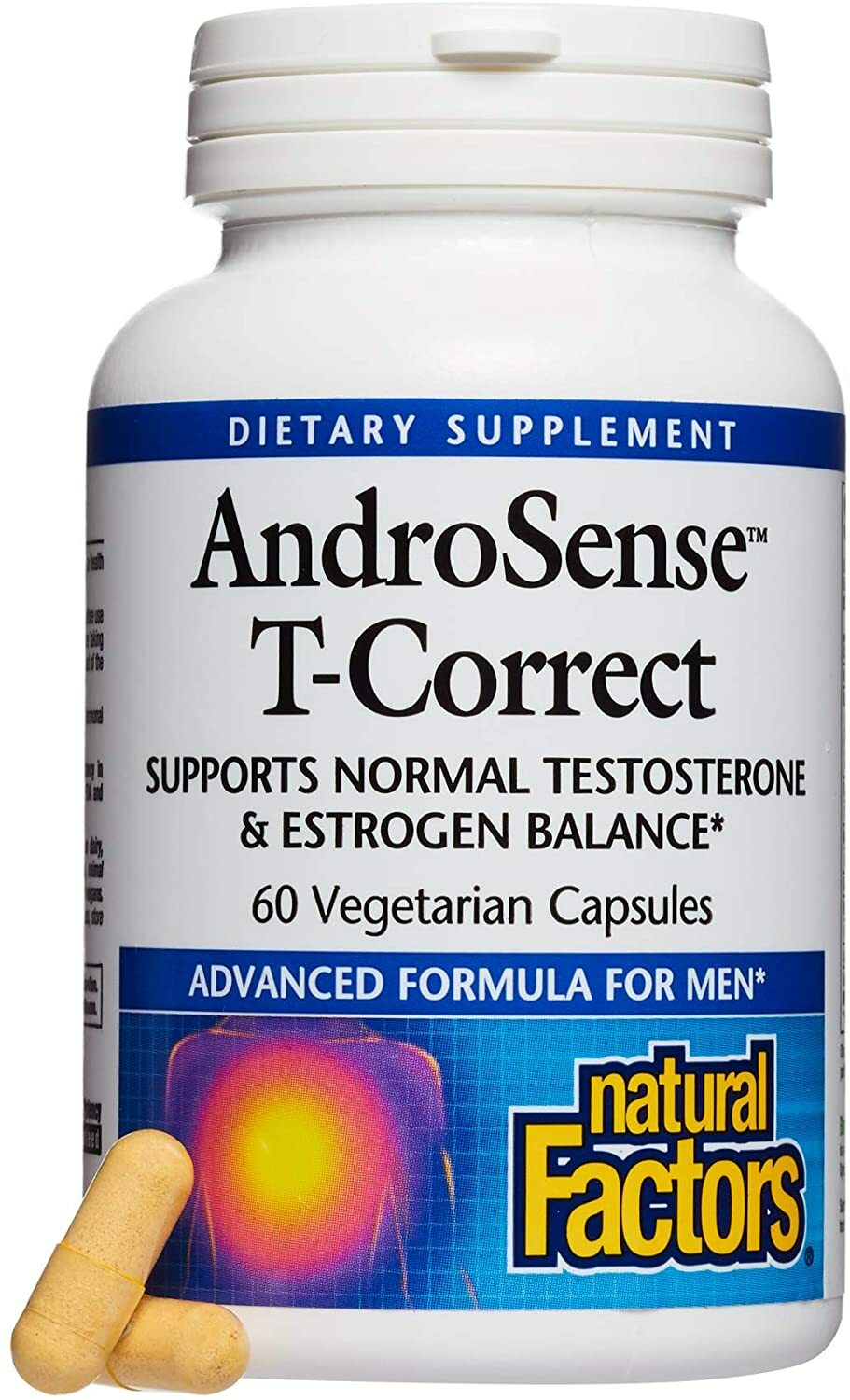 Natural Factors AndroSense T-Correct 60caps