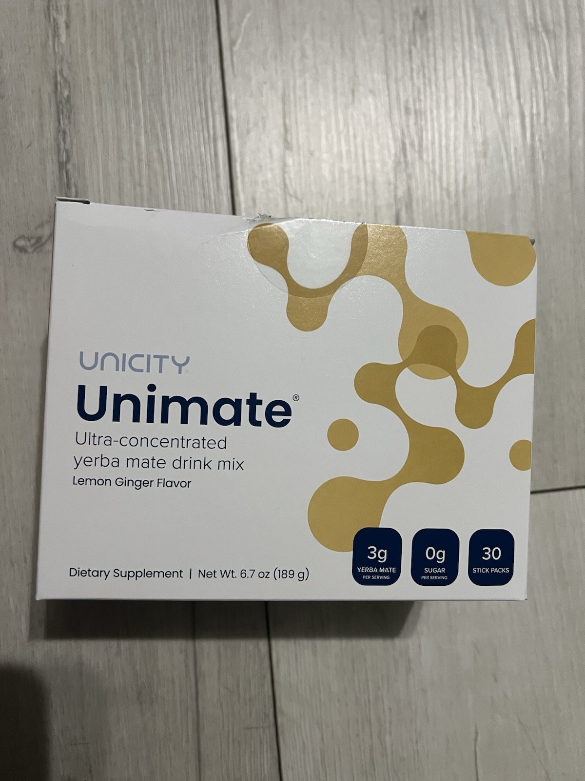 Ultra-concentrated yerba mate drink mix Lemon Ginger Flavor 30 Packets