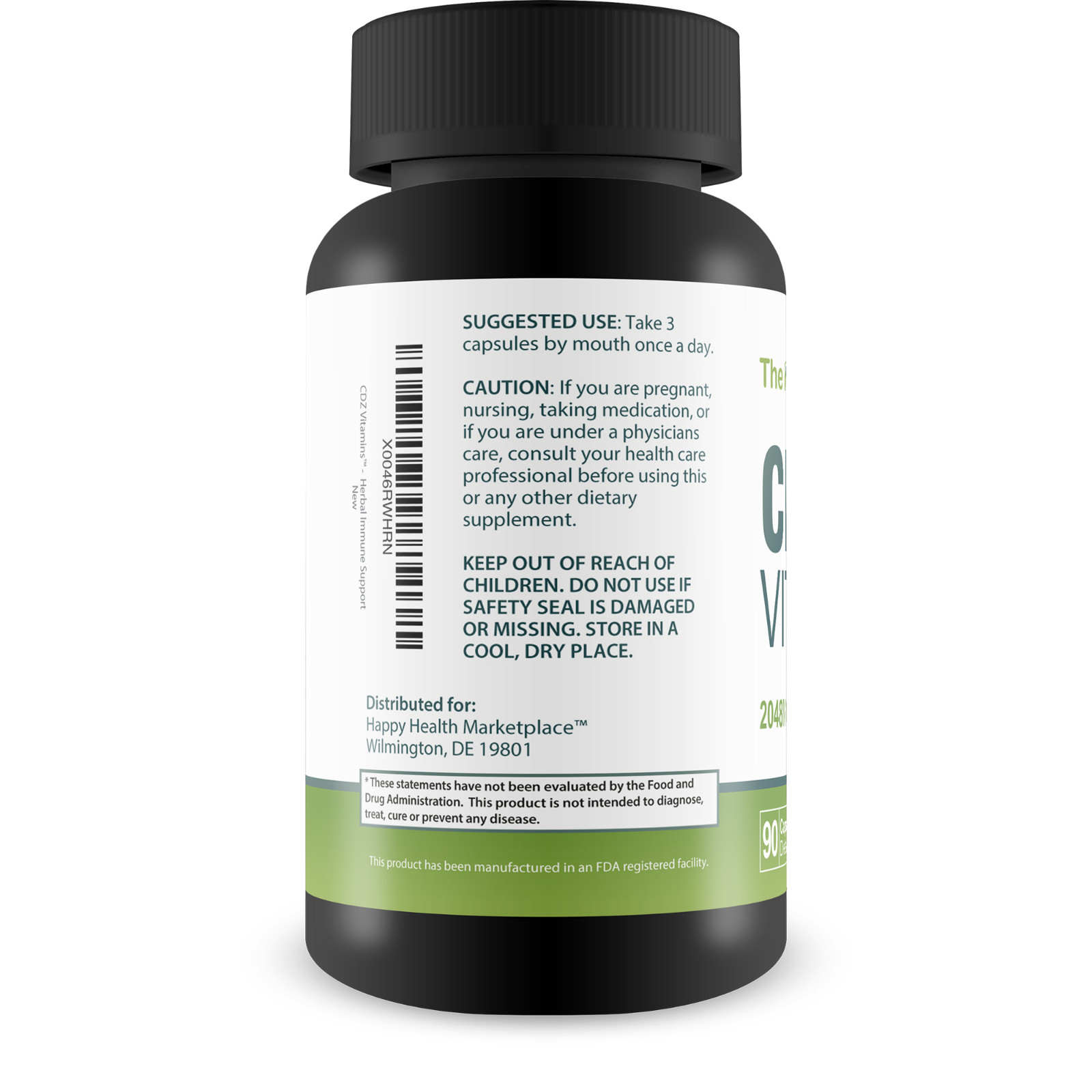 The Makers CDZ Vitamins – Our Best Health Supplement – Vitamin C D Zinc & Herbs
