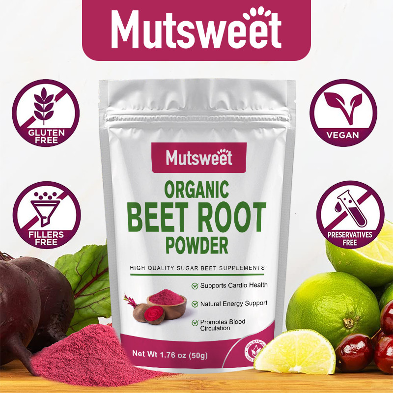 Organic Beet Root Powder, Support Antioxidants Blood Pressure Supplements