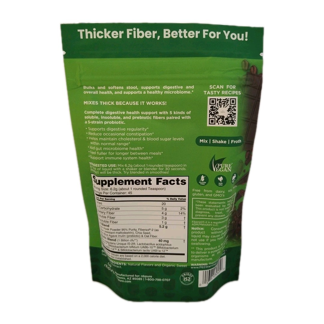 NBPure Nb Pure Daily Multi Fiber Digestion Savory Mocha 279 grams EXP 06/2026