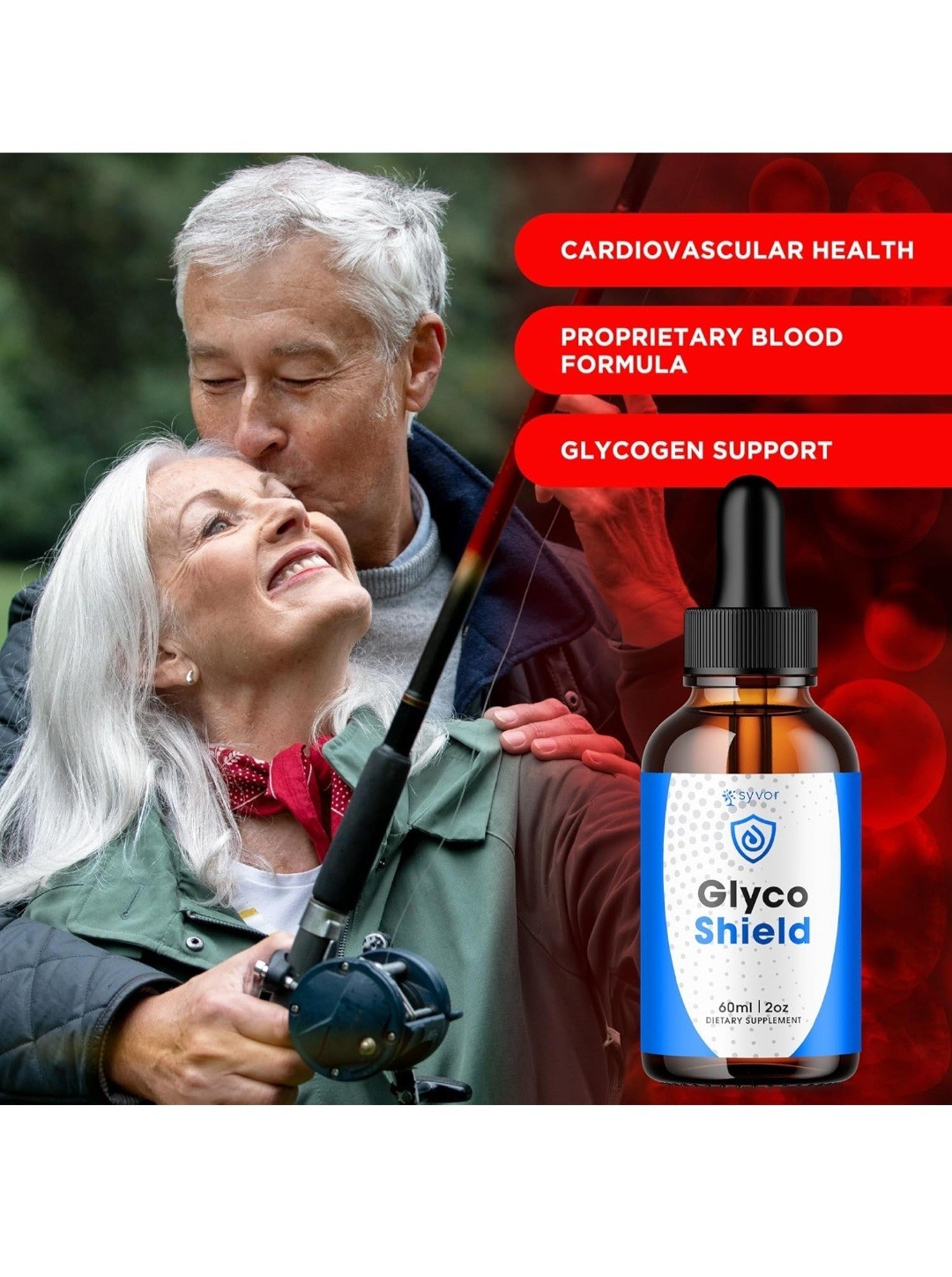 (2 Pack) Glyco Shield Blood Support Drops Advanced Vitamin Supplement 2oz