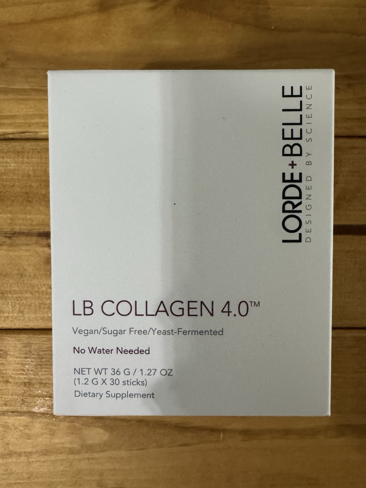 Lorde Belle LB Collagen 4.0 Vegan Sugar-Free 30 Sticks Exp 9/26