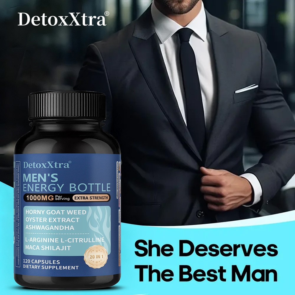 Men’S Energy Bottle Capsule Improve Physical Vitality Energy Levels 30-120 Pills