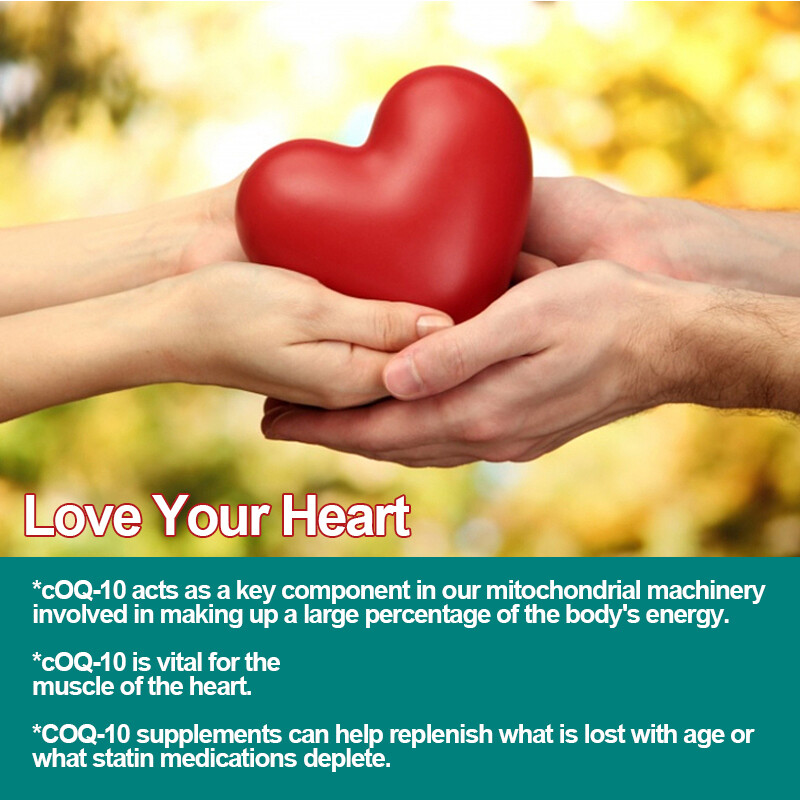 CoQ10 200mg capsule Q10 C0q 10 Coenzyme Cardiovascular Heart Health 2 x 120Pills