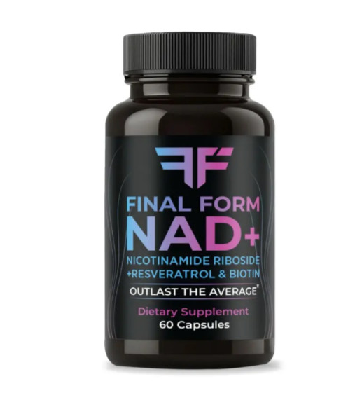 Final Form NAD+ Supplement with Resveratrol, Biotin & BioPerine – 300mg per Serv