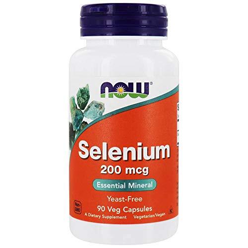 2 x NOW Selenium L Selenomethionine 200 mcg Essential Mineral 90 Veg Caps