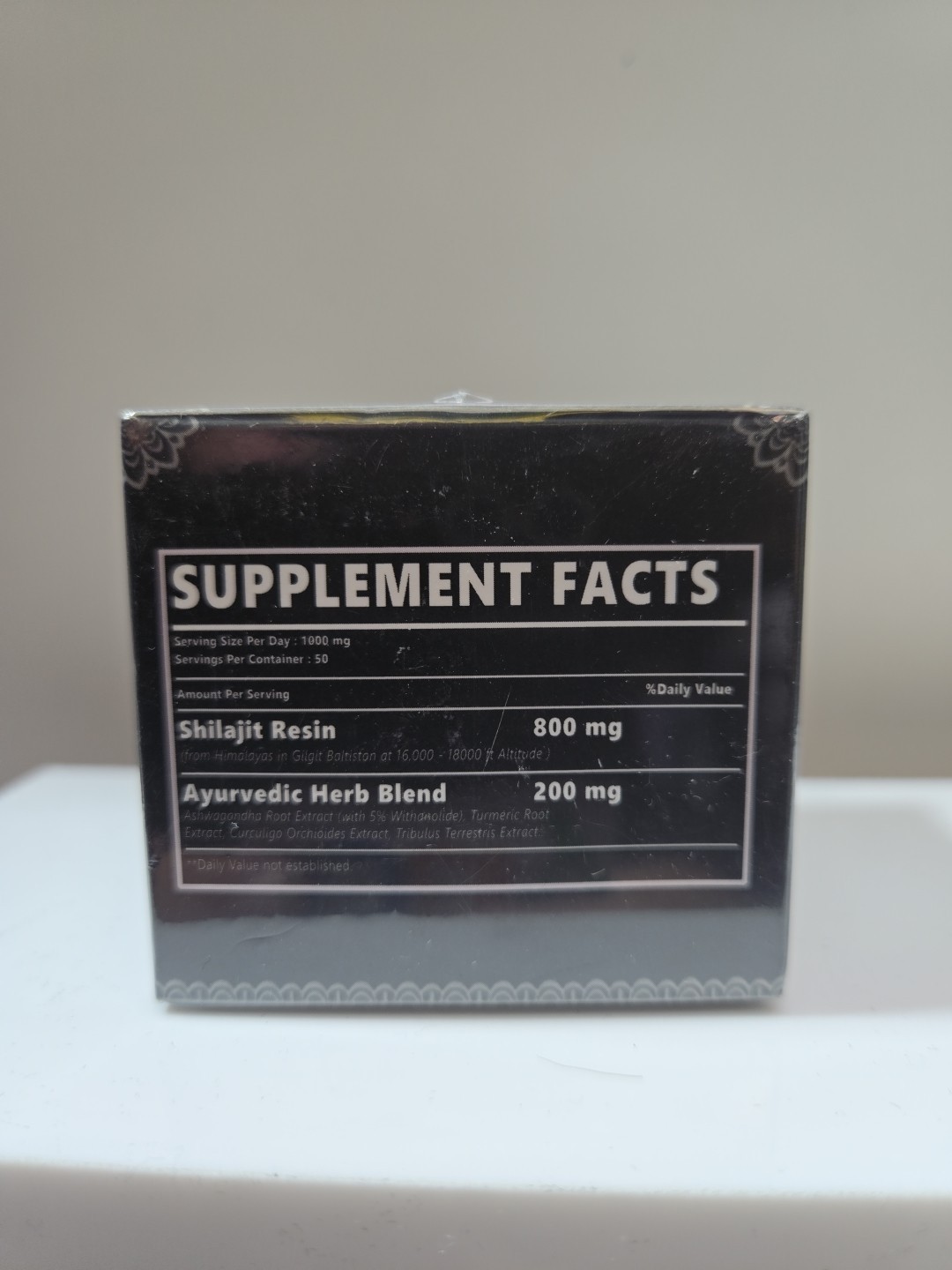 Dr. Hillma SHILAJIT 1000 MG Per Serving DIETARY SUPPLEMENT 50 Grams 11/26