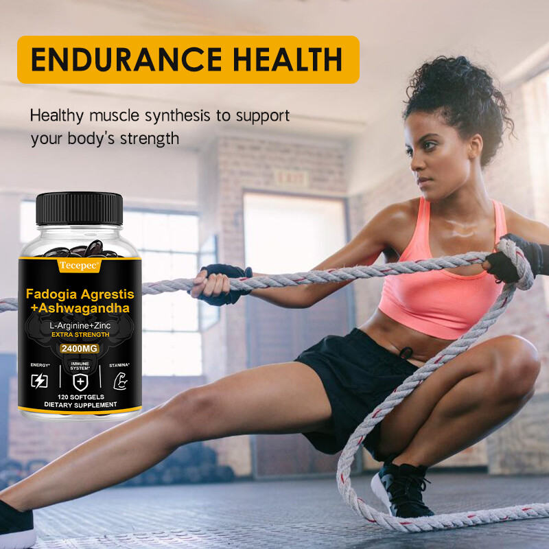 Fadogia Agrestis +Ashwagandha L-Arginine+Zinc EXTRA STRENGTH 2400MG
