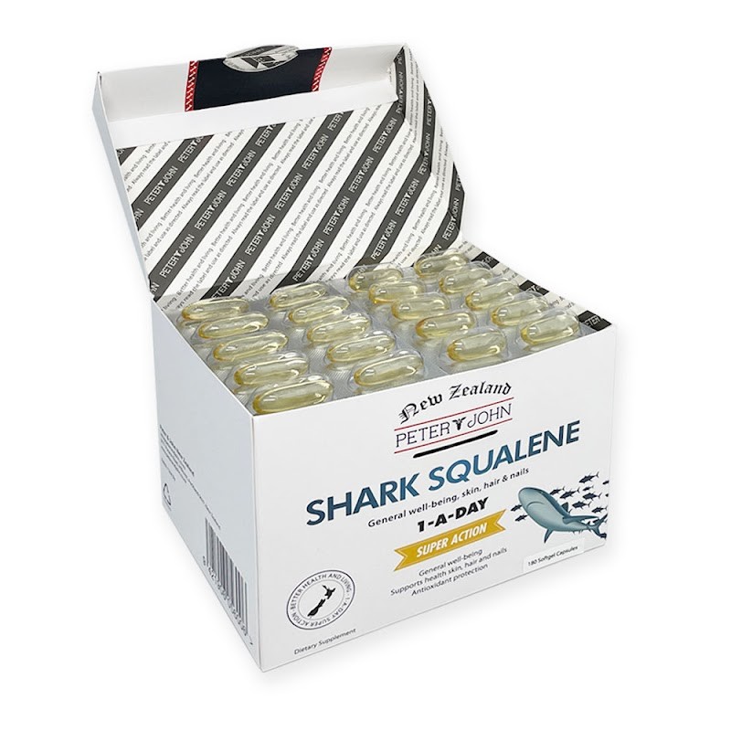 Shark Squalene Softgels (180 Capsules) – 3 Pack
