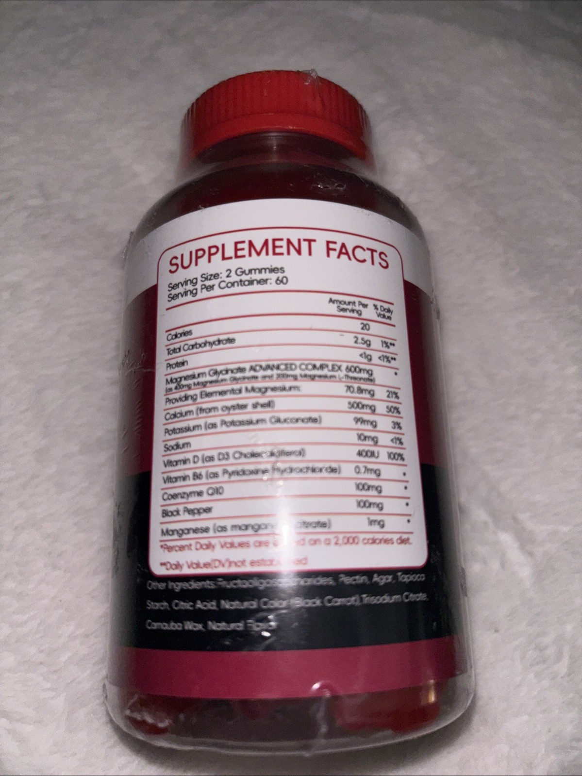 Cnthdi Magnesium Glycinate Gummies 120ct Sleep Stress Muscle Support EXP 10/2027